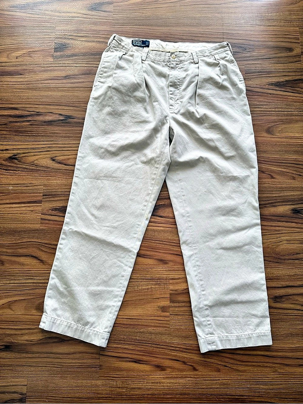 Polo Ralph Lauren Andrew Pant Straight Leg Chinos Cream Waist 35